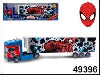 AUTOTIME 49396 Машинка "SPIDER-MAN" MARVEL (Мстители) тягач с полуприцепом 1:48