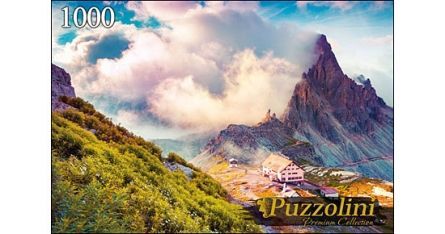 Puzzolini 7722 Пазл Италия Горы Тре-Чиме-ди-Лаваредо, 1000 элементов