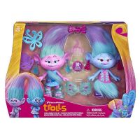 Hasbro B6563 Trolls Модные близнецы Satin and Chenille