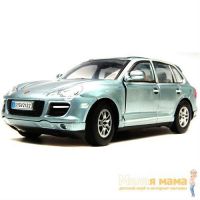Motormax 73345 Коллекционная модель машины 2008 Porsche Cayenne Turbo, 1:24, серая