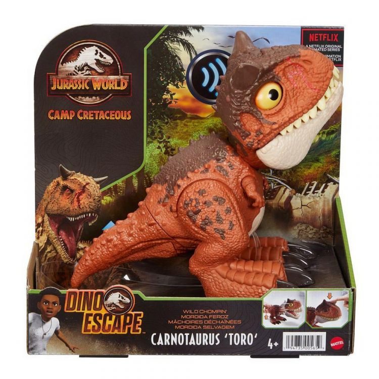 Mattel HBY84 Фигурка Mattel Jurrasic World Жующий Карнотавр Торо