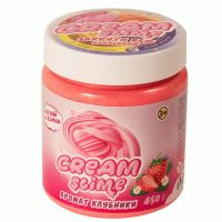 Cream-Slime SF05-S Слайм с ароматом клубники, 450 г