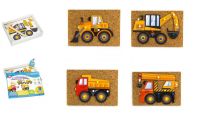Woodlandtoys 146105 Конструктор Woodlandtoys Веселые гвоздики.Строительная техника 21*16