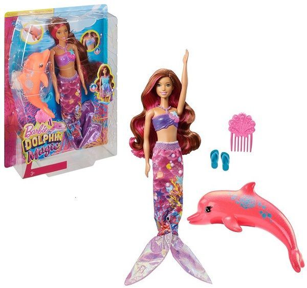 Mattel FBD64 Кукла Barbie Морские приключения Русалка-трансформер
