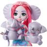 Mattel GTM30 Энчантималс Игровой набор Кукла Эсмеральда Слонни и семья