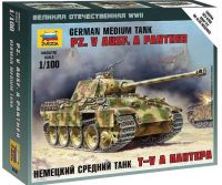 Звезда 6196з Сборная модель - Немецкий танк &quot;Пантера&quot; 1:100