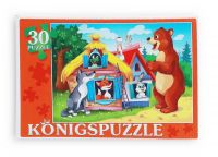 Konigspuzzle ПК30-5777 Пазл Теремок, 30 элементов