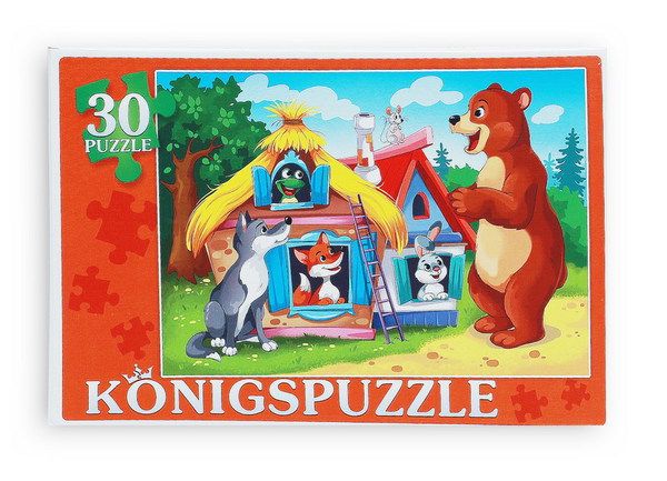 Konigspuzzle ПК30-5777 Пазл Теремок, 30 элементов