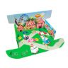 Масса для лепки ТМ "Эластик" Candy land, 3 цвета, 4 формочки
