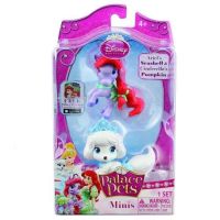 Palace Pets Minis 20769 Щенок Золушки Pumpkin и пони Ариель Seashell, 2 фигурки 4 см