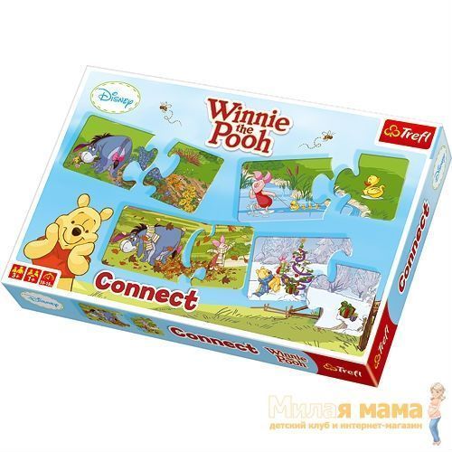 Trefl 0794 Игра-пазл Составь ряд - Винни Пух