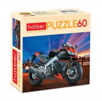 Hatber 60ПЗ5-13197 Пазл Hatber MotorBike 60 элементов, 165х230мм