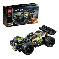 Lego Technic 42072 Конструктор Лего Техник Зеленый гоночный автомобиль, 135 деталей
