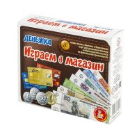Десятое королевство 03564ДК Игра настольная "Играем в магазин. Денежка"