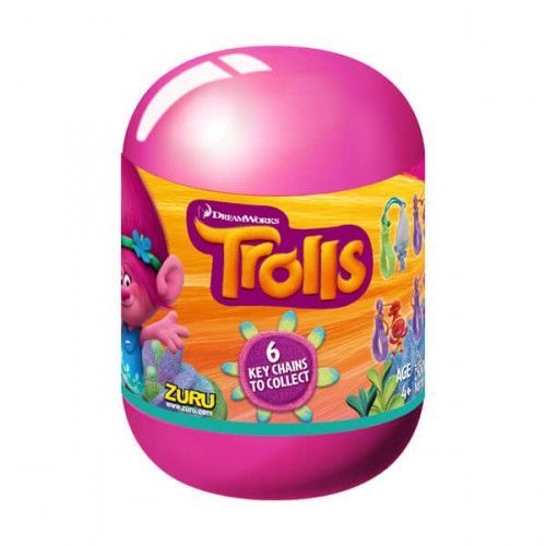 Zuru 6001 Trolls Фигурка-брелок в пластиковом яйце, 7 см