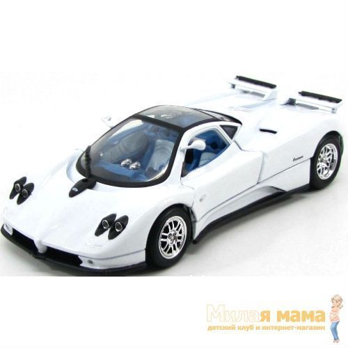 Motormax 73147 Коллекционная машина Pagani Zonda C12, 1:18, белая
