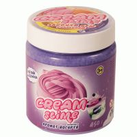 Cream-Slime SF05-J Слайм с ароматом черничного йогурта, 450 г