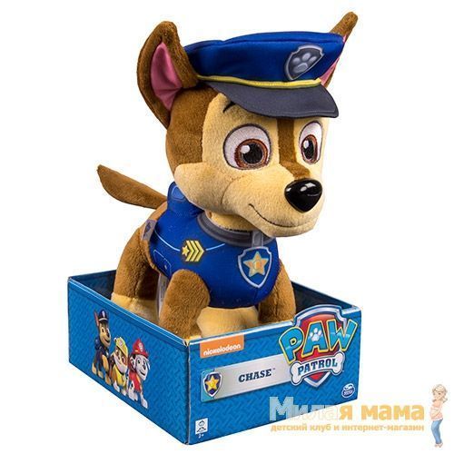 Paw Patrol 16607 Щенячий патруль Большой плюшевый щенок со съемным шлемом