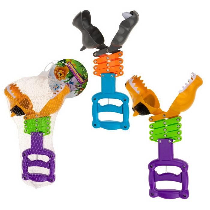 1TOY Т17752 Игрушка Хваталка 1TOY в виде головы животного 19,5 см