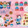Росмэн 33085 Раскраски с наклейками Новогодние занималки (Снегурочка)