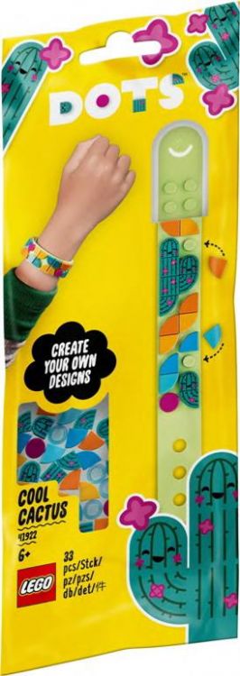 LEGO (Лего) 41922-L Конструктор LEGO DOTS Браслет Стильный кактус