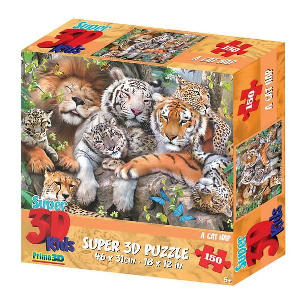 Prime 3D 10872-SBM Пазл 3D 150 Кошачий сон 2