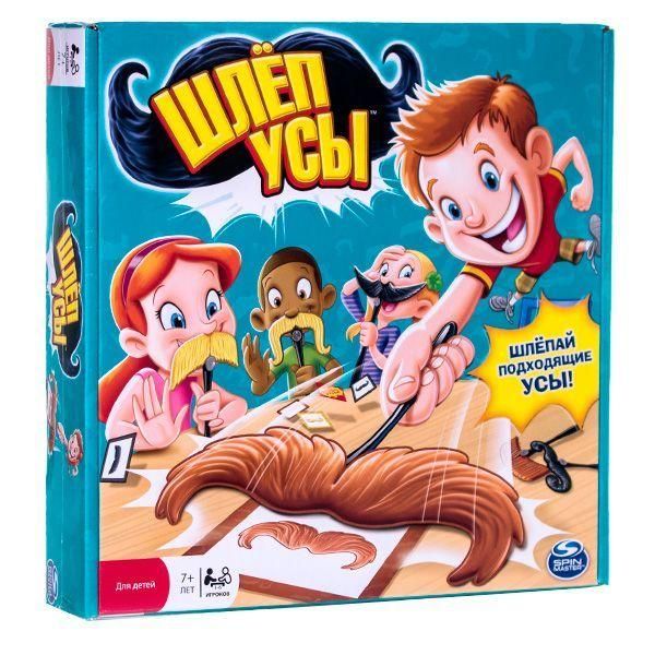  Spin Master 34184 Настольная игра "Шлеп Усы"