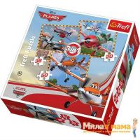 Trefl 34189 Набор пазлов 3 в 1 Самолеты Поднебесные достижения, 20+36+50 деталей