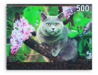 Konigspuzzle ГИК500-8303 Пазл Британская голубая кошка, 500 элементов