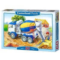 Castorland C60-06373 Пазл Бетономешалка, 60 деталей