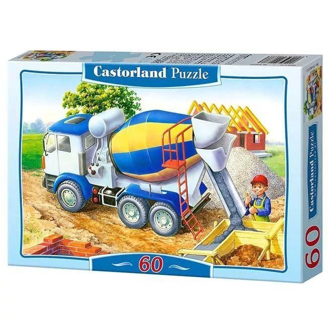 Castorland C60-06373 Пазл Бетономешалка, 60 деталей
