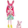Mattel FXM73 Энчантималс Кукла Бри Кроля с любимой зверушкой, 15 см