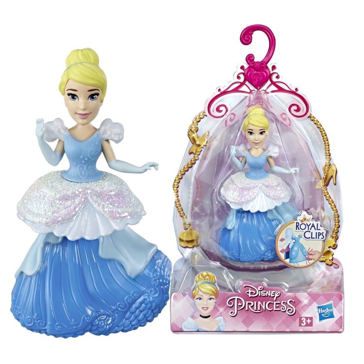Hasbro E4860 Disney Princess Royal Clips Мини-кукла "Принцесса Диснея", Золушка