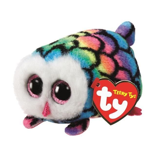 TY 41246 Teeny Tys Мягкая игрушка Совенок Hootie, 10 см