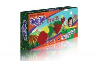 Масса для лепки ТМ "Эластик" Fruit, 3 цвета, формочки