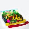 Масса для лепки ТМ "Эластик" Fruit, 3 цвета, формочки