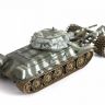 Звезда 3580 Сборная модель Советский средний танк с минным тралом Т-34/76, 1:35