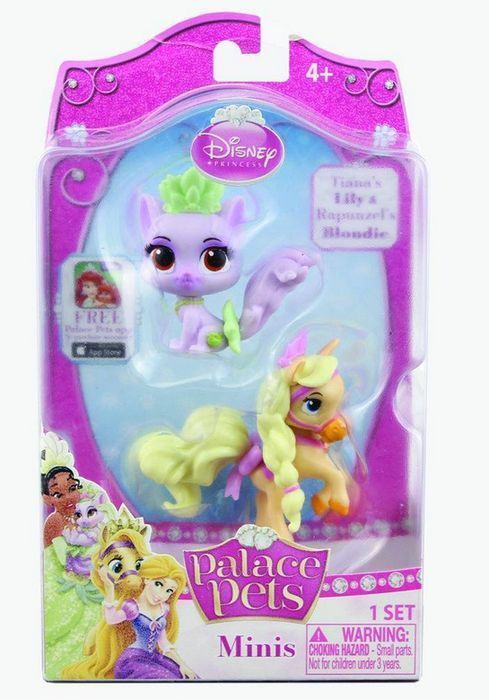 Palace Pets Minis 20770 Котенок Тианы Lily и пони Рапунцель Blondie