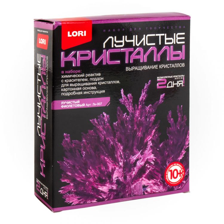 Lori Лк-005 Набор Лучистые кристаллы Фиолетовый кристалл
