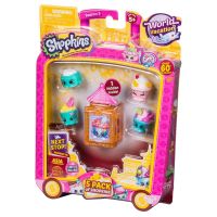 Moose 56520 Shopkins S8 Набор из 5 фигурок с элементами здания «Азия»
