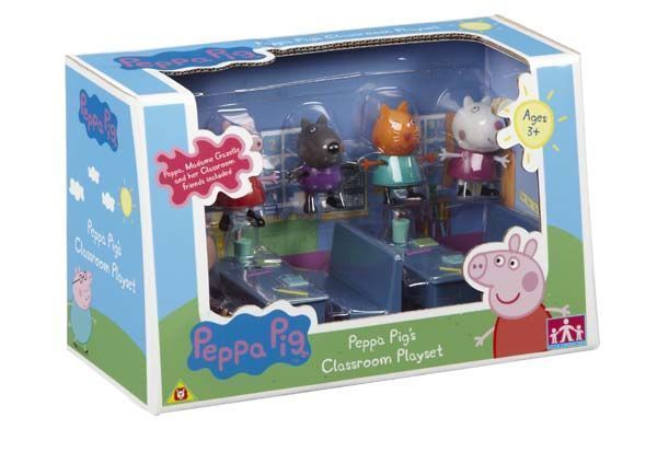 Peppa Pig 20827 Игровой набор "Идем в школу" (5 фигурок, мебель)