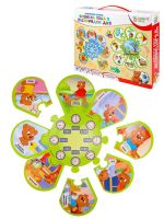 Bright Kids ИН-9084 Развивающая игра BRIGHT KIDS Цветочная школа Распорядок дня и времена года