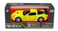 RMZ City 554003Z(E) Машина металлическая Chevrolet Corvette C6-R, 1:32, цвет желтый металлик