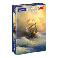 Hatber 500ПЗ2-18448 Пазл Hatber Premium 500 элементов А2ф 340х460мм Парусник на волнах