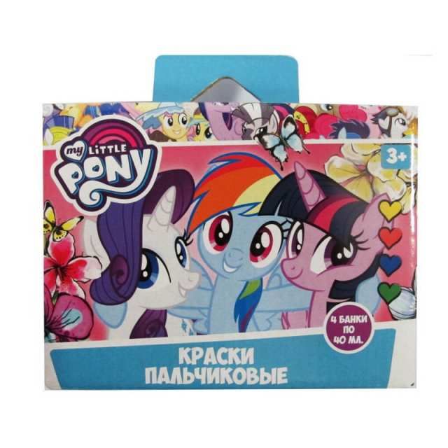 CENTRUM 88478-no Краски пальчиковые "My Little Pony" 4 цвета по 40мл CENTRUM 88478-no Краски пальчиковые "My Little Pony" 4 цвета по 40мл