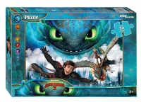 СТЕП ПАЗЛ 91234 Пазл STEP puzzle MAXI Как приручить дракона - 3 DreamWorks 35 элементов