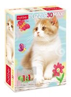 Hatber 30ПЗ4-21022 Пазл Hatber MAXI Пушистый котик 30 элементов 210х290мм