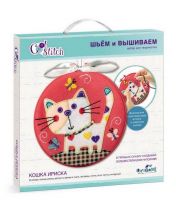 NINGBO 04081 Набор для шитья и вышивания "Кошка Ириска"