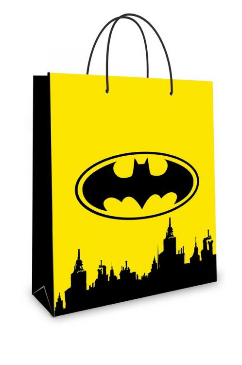 ND Play 280581 Пакет подарочный ND Play Batman желтый малый, 180*223*100 мм