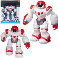 ABtoys (АБтойс) C-00342/красный Робот ABtoys, световые и звуковые эффекты, бело-красный